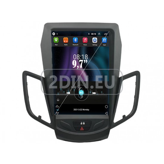 FORD Fiesta - 9.7" ВЕРТИКАЛНА МУЛТИМЕДИЯ / Навигация android 16